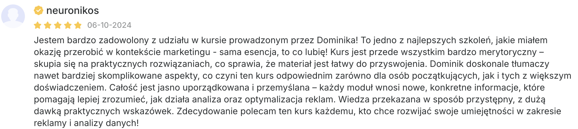 Opinia kurs 2